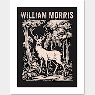 William Morris Deer in a forest Posters and Art